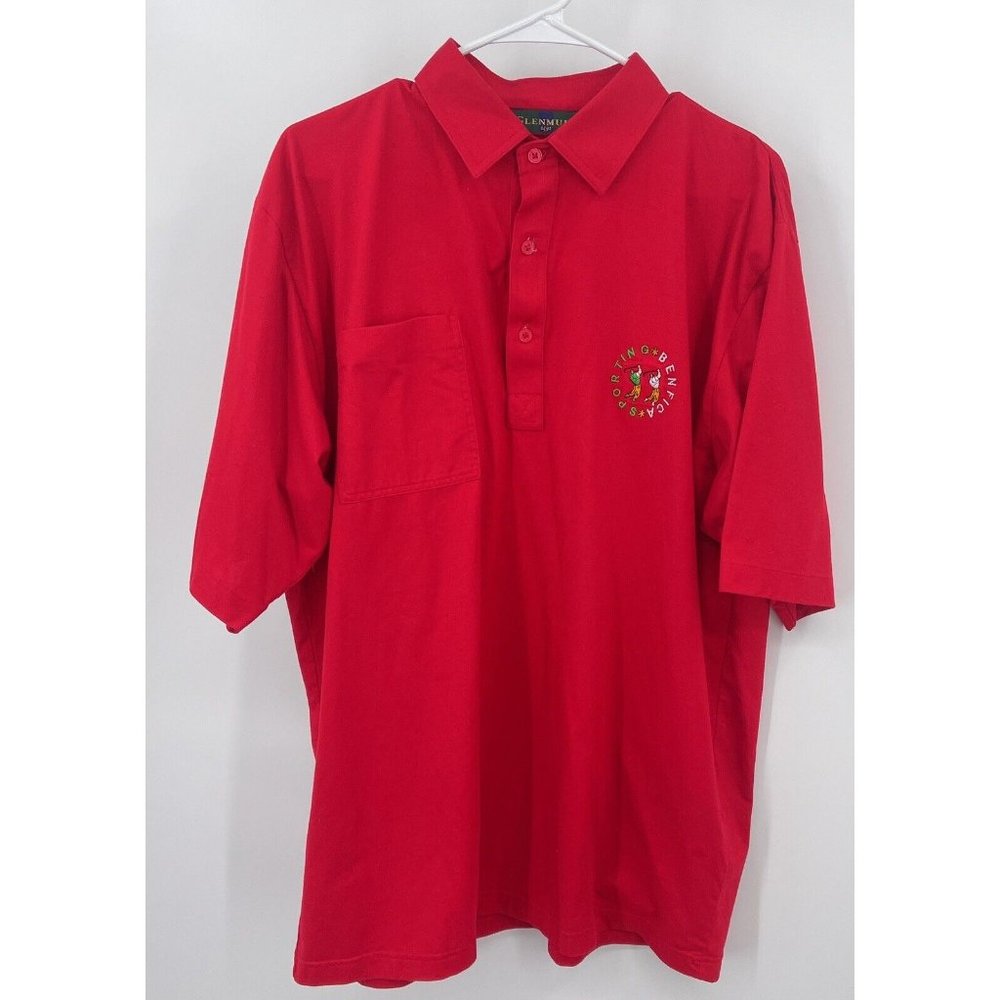Glenmuir 1891 XL Golf‎ Polo Red Sporting Benfica